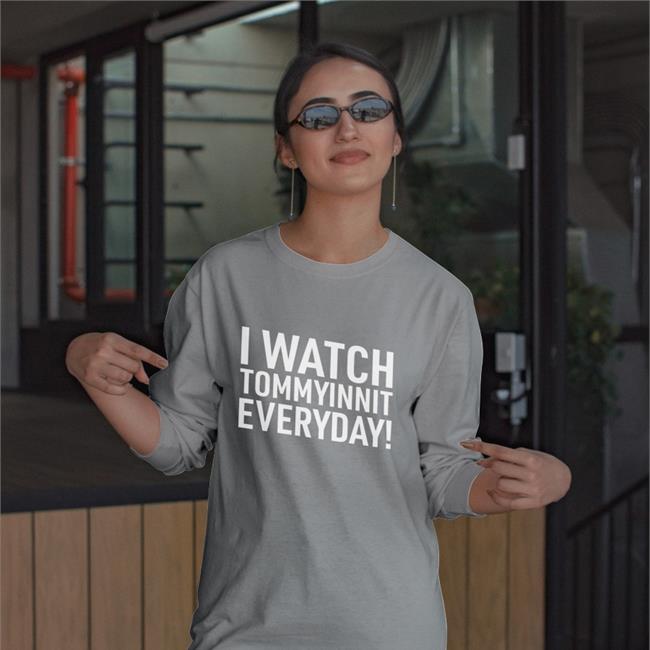 I Watch Tommyinnit Everyday Long Sleeve T Shirt