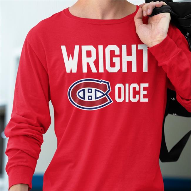 Wright Choice Montreal Canadiens T Shirt Red