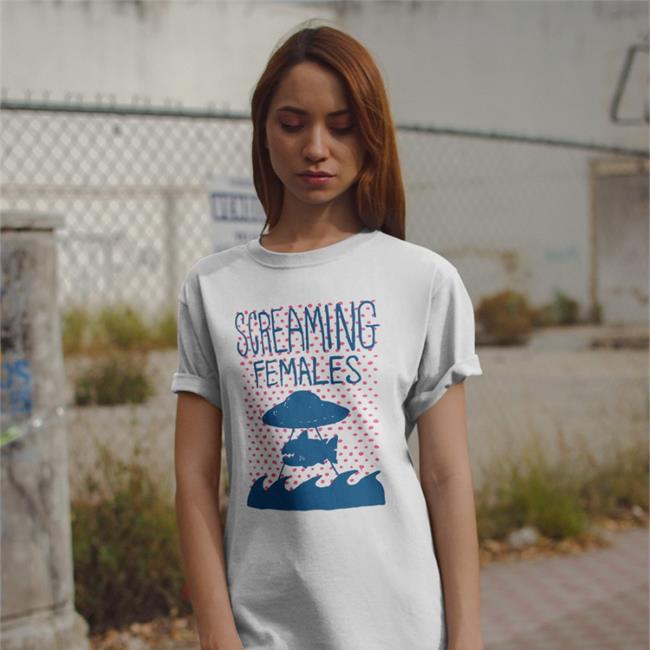 Screaming Females Merch Store Shark UFO Screaming Females T Shirt