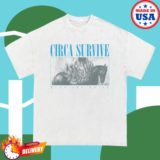 Circa Survive Horse Tee Circa Survive Blue Sky Noise