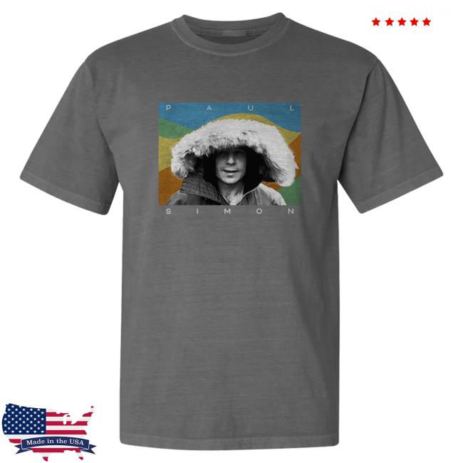 Official Paul Simon Merch Store Paul Simon Grey Graphic New Shirt