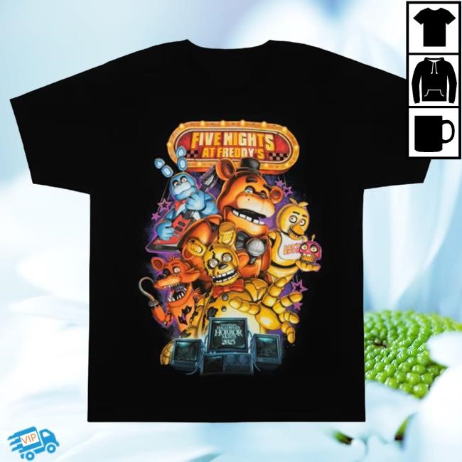 Official Halloween Horror Nights 2025 Five Nights at Freddy's Adult Shirt