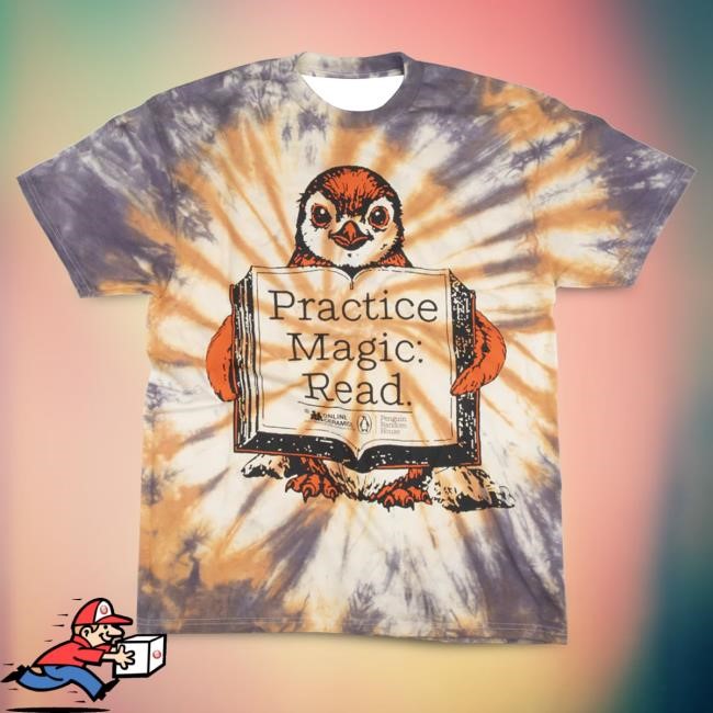 Online Ceramics Penguin Random House "Practice Magic" Tie Dye T Shirt OnlineCeramics