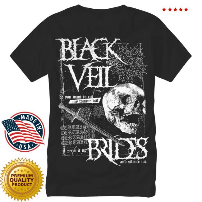 Certainty Tshirt Black Veil Brides Premium Quality | Black Veil Brides Official | Rock Fan Gear