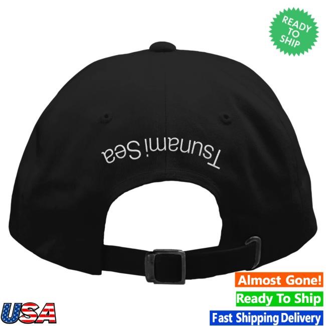 Official Spiritbox Merch Store Spiritbox Tsunami Sea Branded Black Unstructured Hat