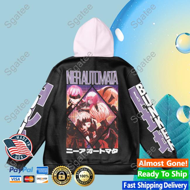Official Anime Ape Clothing Yorha Units Nier Automata Streetwear Hoody Animeape