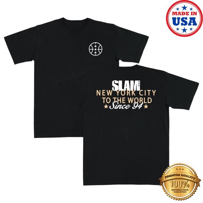 Official Slam Merch Store Shop Slam Baseline Script Heavy Tshirt Slam Goods Apparel