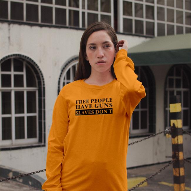 Napp Nazworth Free People Have Guns Slaves Don't Hooded Sweatshirt Eric Hananoki