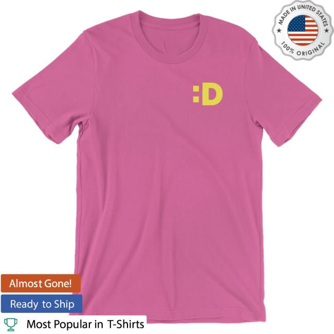Official Dropout Tv Dropout Merch Store Shop Dropout Chest Logo T-Shirts Hot Pink Dropouttv