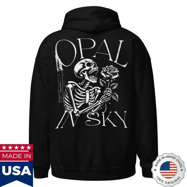 Opal In Sky "Screaming Rose" Unisex Hooded Sweatshirt Official Opal In Sky "Screaming Rose" Unisex Hoody