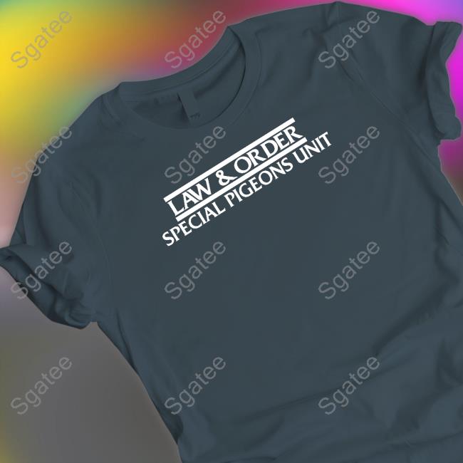 Law And Order Special Pigeons Unit Black Crewneck Sweatshirt