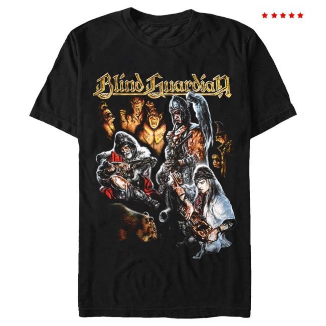 Official Nuclear Blast Merch Shop Blind Guardian Apparel Blind Guardian - Tales Somewhere Collage - Popover Shirt NuclearBlast