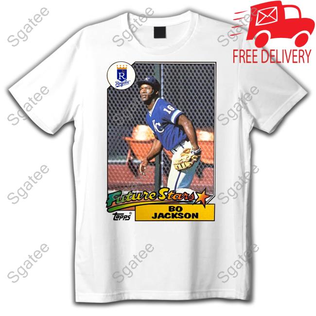 1987 Topps Future Stars Bo Jackson Royals Shirt
