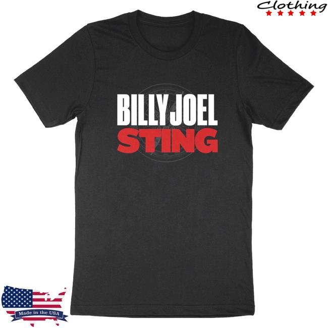 Official Billy Joel Merch Store Billy Joel Sting "2-24-24 Tampa, Fl Event" Tee Billy Joel Apparel Clothing Shop