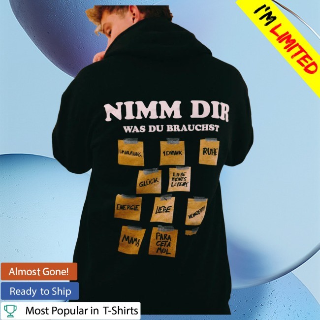 Gregor Hägele - Hoodie Sweatshirt - Nimm Dir