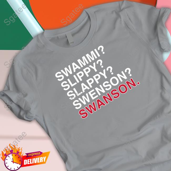 Obvious Shirts Swammi Slippy Slappy Swenson Swanson Sweatshirt