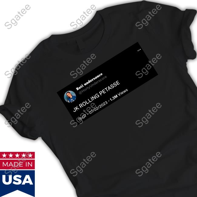 Official Roti Undersauce Jk Rolling Petasse Tee