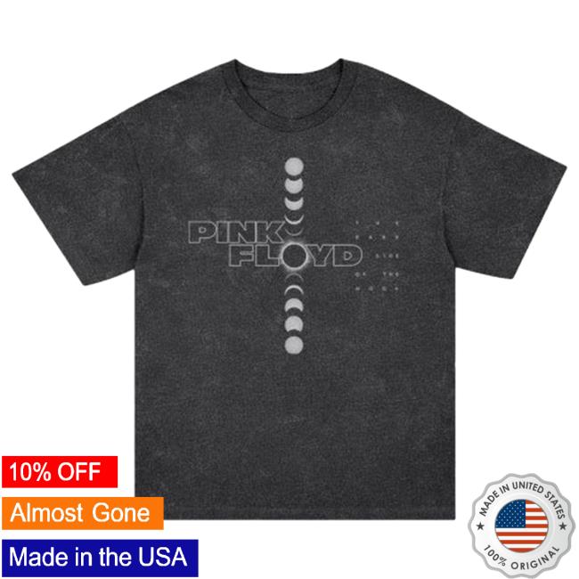 Official Merch Bar Pink Floyd Store Shop Tdsotm Black & White Eclipse Shirt 2023 PinkFloyd Merchbar