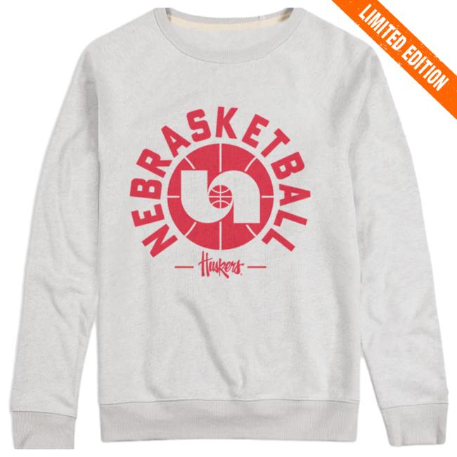 Nebraska Cornhuskers "Nebrasketball" Crewneck Sweatshirt