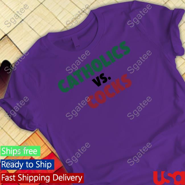 Official Catholics Vs Cocks Hoodie