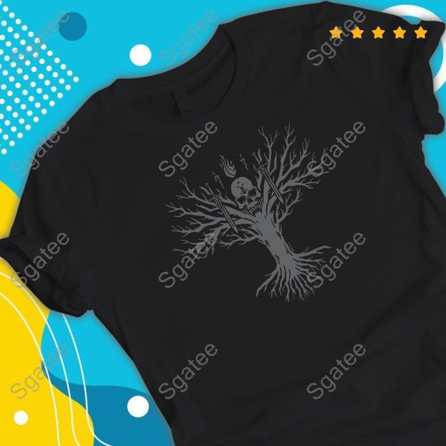 Official Diablo Iv Merch Diablo Iv Tree Of Life Black Shirts