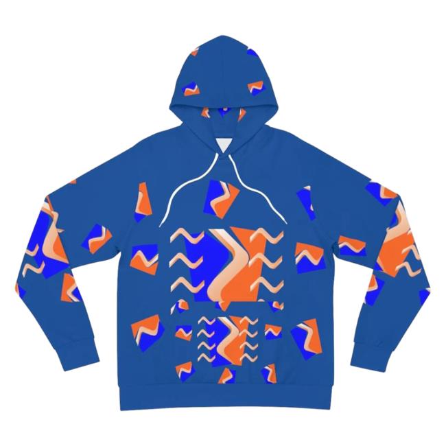 Official Signshirtz Clothing Merch Cracked Open Design - Blue Large AOP Hoodie 3D All Over Print