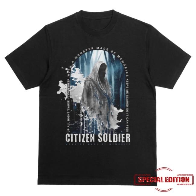 Official Citizen Soldier Merch Citizen Soldier Band Monster Made Of Memories Popover Shirt