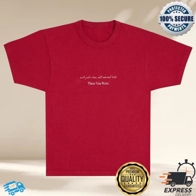 Official Senvoler Store Shop Senvoler Studio There You Were Tshirt - Red