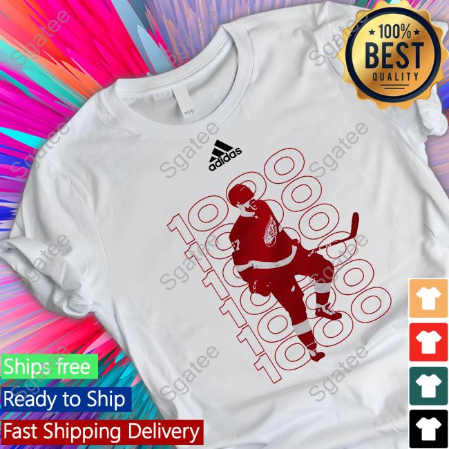 Detroit Red Wings David Perron 1000Th Tee Shirt