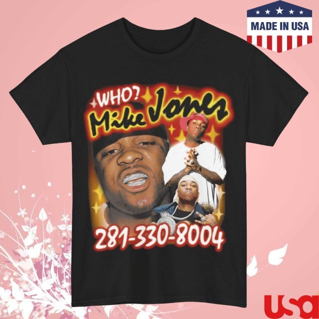 281-330-8004 Mike Jones Vintage Style Rap Tee Shirt - Mike Jones