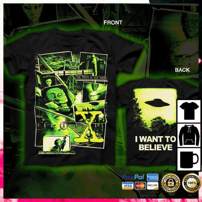 Wardrobe Staple Creep-O-Rama The X-Files I Want to Believe Regular tee