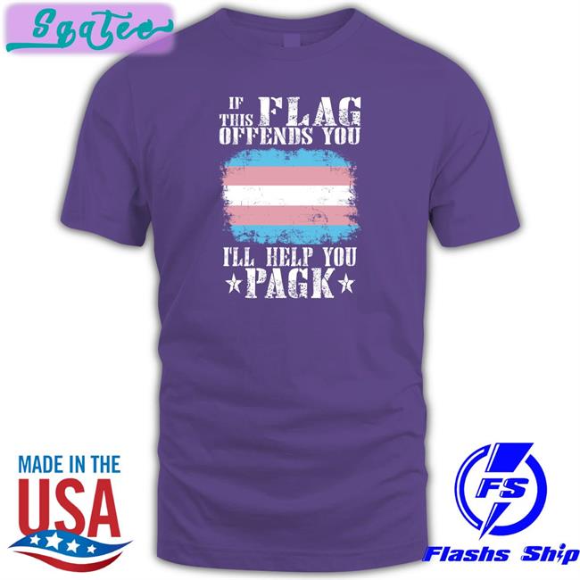 Vampire Catboy Trans If This Flag Offends You I'll Help You Pagk Crewneck Sweatshirt