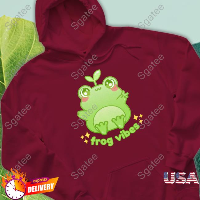 Frog Vibes Hoodie Froggycrossing Merch Frog Vibes T Shirts
