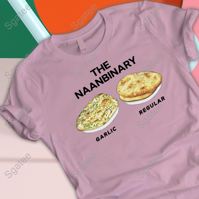 The Naanbinary Garlic Regular T Shirts