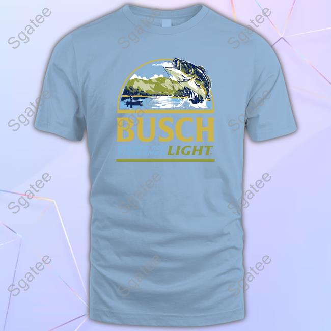 Brew City Beer Gear Men's Blue Busch Light Brewed For A Fisherman Sweatshirt Hooded