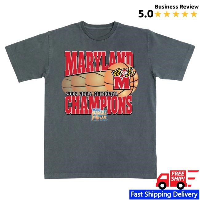 Official Slam Goods Maryland '02 NCAA Champs Heavy Shirts SlamGoods