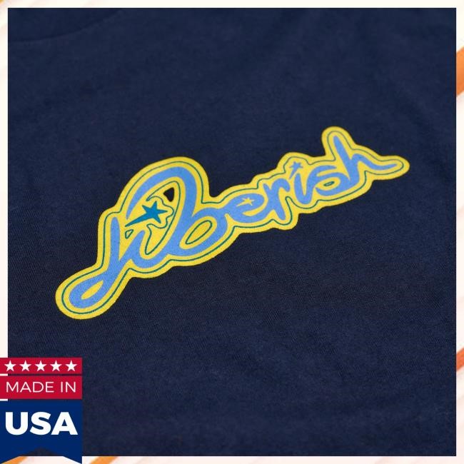 Official Jiberish Clothing Magic Carpet Tees Navy