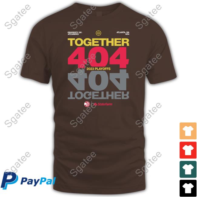 Atlanta Hawks State Farm Together 404 2023 Playoffs Long Sleeve Tee