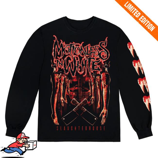 Official Motionless In White Miw Merch Store One Mutilation Long Sleeve Top Shirt Black MotionlessInWhite MiwMerch