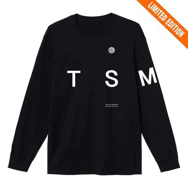 Official Team Solomid Store Tsm Shop Sideline Pullover Hoodie Black TeamSoloMid Merch