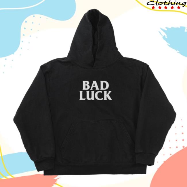 Official Lost Kids Forever Merch Bad Luck Lost Kids Forever Hooded Sweatshirt