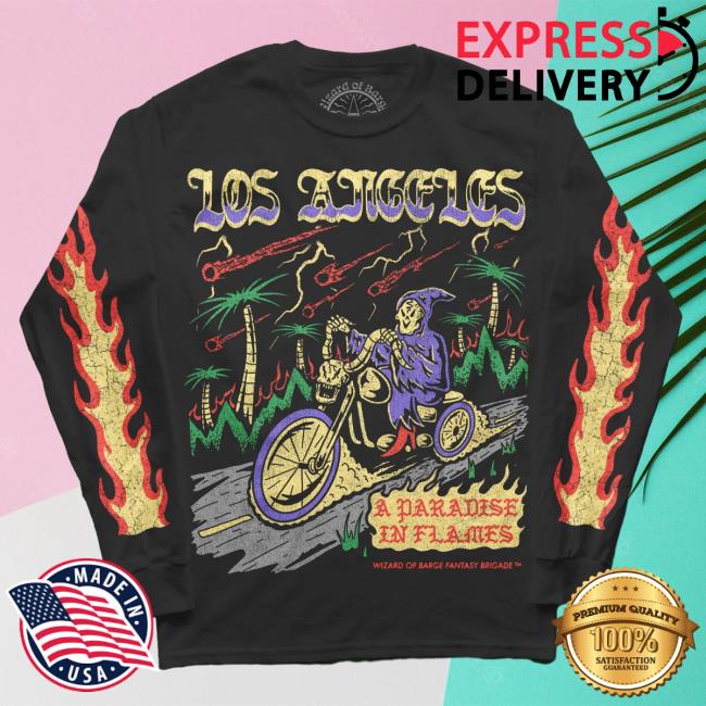 Official Wizard Of Barge Los Angeles Long Sleeve Shirts