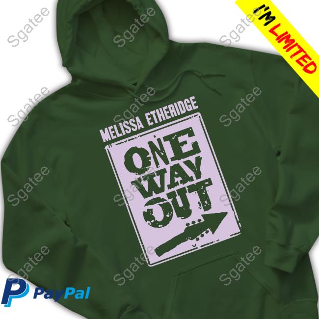 Official Melissa Etheridge One Way Out Lavender Album Art Black T-Shirt
