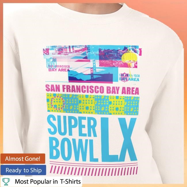 Bay Area Bash Super Bowl LX NFL White Starter Fleece Sweatshirt White Starter Fleece Sweatshirt Super Bowl LX Bay Area Bash 2026