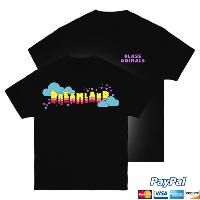 Official Glass Animals Merch Store Dreamland Black Tee Glass Animals Clothing GlassAnimals