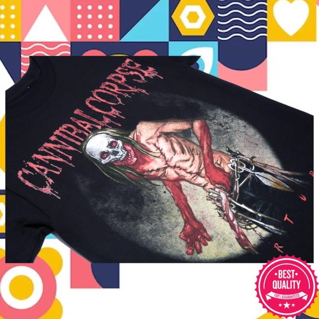 Official Cannibal Corpse Merch Cannibal Corpse Torture Killer Popover Shirt (Black)