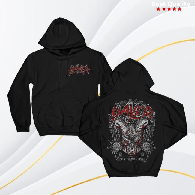 Official Slayer Clothing Store Shop Merch Not Of This God Crewneck