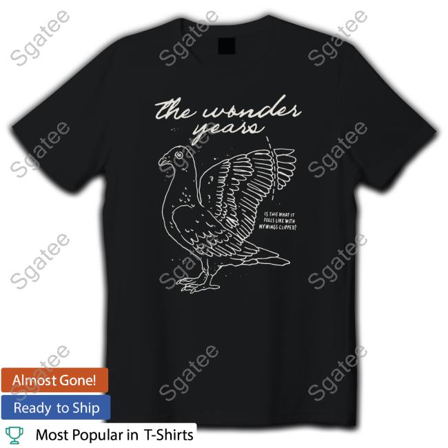 Official The Wonder Years Merch Is This What It Feels Like With My Wings Clipped Shirt Loneliest Place On Earth