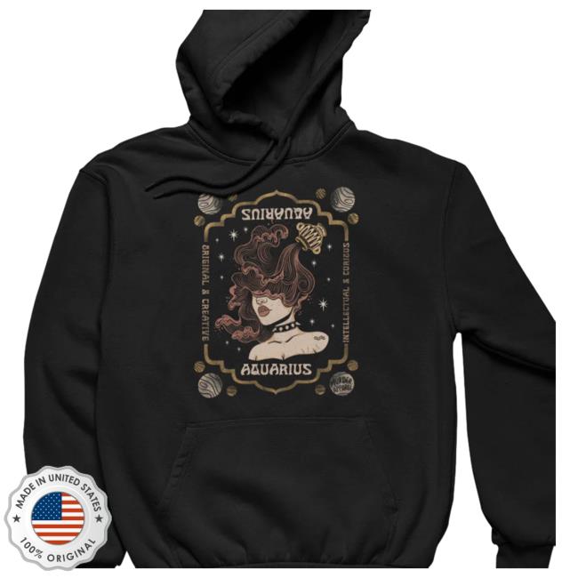 Official Murder Apparel Clothing MurderApparel Aquarius Zodiac Crewneck Sweatshirt Murder Merch Shop