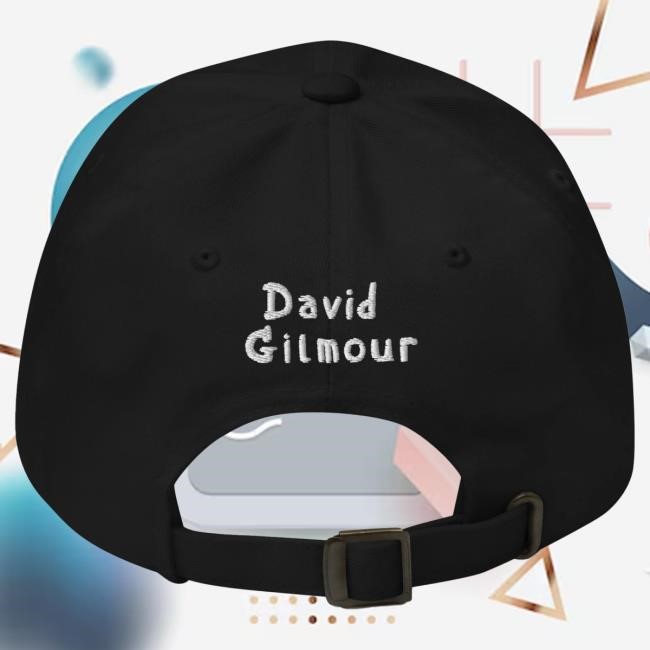 David Gilmour Black Cat Embroidered Hat David Gilmour Merch Store Shop Official